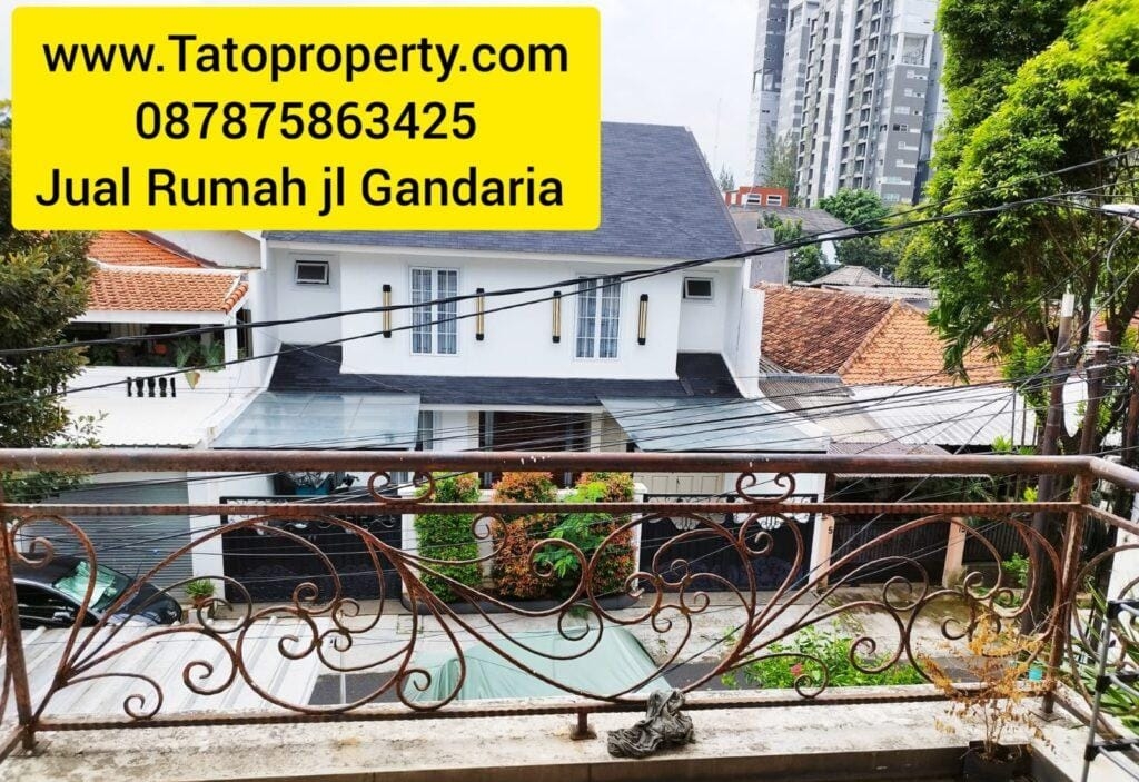 Dijual Rumah Jl Gandaria Kebayoran baru 247meter Jual Cepat